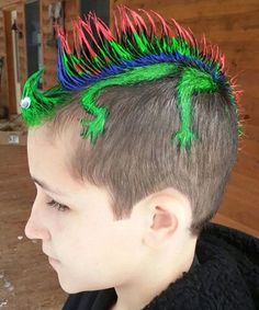 Crazy Hair Day#boyhair #boysstyle #kidshair #trendyboys #coolhair #boyscut #hairstyleideas #littleman #hairinspo #boysfashion Hairstyles For School Boy, Ombre Blond, Wacky Hair Days, Crazy Hair Day, Wacky Hair, Crazy Hair Day At School, Beautiful Hairstyles, Crazy Hair Days, Creative Hairstyles