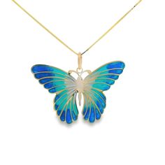 Embrace the enchanting beauty of nature with our exquisite butterfly pendant, meticulously hand-painted and crafted with premium 14k solid gold. The delicate turquoise and blue hues evoke a sense of freedom and grace, perfect for adding a touch of whimsy and elegance to any outfit. P R O D U C T ∙ M E A S U R E M E N T S * 100% 14k Solid Gold * Pendant Length: 34mm / 1.34 inches * Pendant Height: 21mm / 0.83 inches * Pendant Width: 2mm / 0.08 inches * Weight: 1.05g Delivery:  * Ready to ship in Elegant Turquoise Butterfly Jewelry, Blue Butterfly Fine Jewelry, Insect Necklace, Hand Painted Necklace, Gold Butterfly, Butterfly Pendant, Gold Pendant, Special Gifts, Solid Gold