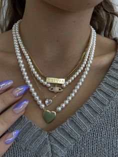 Pearl Necklace With Planet, Pearl Necklace Planet, Pearl Necklace Saturn, Venus Princess Necklace, Fairy Necklace Pearl, Princess Necklace, Jewel Necklace, Sell Gold, Stone Heart