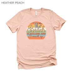 ~ Beach is Calling Funny Tshirt Summer shirt for women summer tshirt women beach shirt gift beach tshirt gift tshirt for women funny shirt for men bella canvas shirt ~ Our Bella+Canvas 3001 unisex t-shirt is a true staple of any wardrobe! The fabric is wonderfully light and soft with just the right amount of stretch. We use direct-to-garment printing technique to print our t-shirt designs. We can't compliment this shirt enough-it's one of our crowd favorites, and it's sure to be your next favorite too! *Solid colors are 100% Airlume combed and ring-spun cotton *Heather colors are 52% combed and ring-spun cotton, 48% polyester *Athletic and Black Heather are 90% combed and ring-spun cotton, 10% polyester *Pre-shrunk fabric *Side-seamed construction *Tear-away label *Shoulder-to-shoulder tap Shoulder Tap, Summer Tshirts Women, Beach Tshirt, Beach Is Calling, Summer Tshirt, Tshirt For Women, Funny Shirts For Men, Tshirt Women, Funny Tshirt