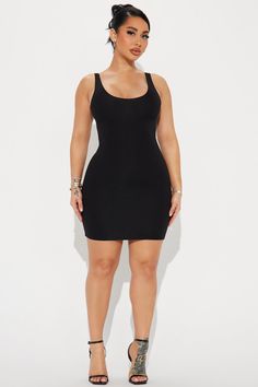 Available In Black, White, Blue, And Green. Cotton Mini Dress Sleeveless Double Scoop Neckline Double Lined Stretch 60% Cotton 35% Rayon 5% Spandex Imported | Annie Double Lined Mini Dress in Black size Small by Fashion Nova Latino Woman, Curvy Casual Outfits, Female References, Stephanie Rao, Gal Gadot Wonder Woman, Cotton Mini Dress, Curve Dresses, Fashion Plates, Gal Gadot