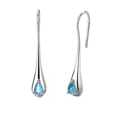 Let your personality shine with these bright and colorful blue Sapphire Water Drop Earrings. Sapphire is the birthstone of September, making them the perfect gift for your little sister's birthday! These unique water drop earrings will make a statement you can’t live without. Our Sterling Silver Sapphire Earrings come with a high polished finish, are hypoallergenic, and are lead- and nickel-free. And don’t worry—they come in the beautiful shape of a water drop that uniquely expresses royalty. Th Sister's Birthday, Earrings Sapphire, Colorful Crystals, Water Drop Earrings, Coffee And Espresso Maker, Silver Water, Flat Wedges, Sister Birthday, Sapphire Earrings