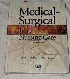 the medical surgical nursing manual for nurses, including an image of a tree with leaves on it