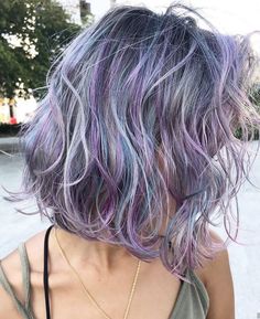 Galaxy Hair Color, Grey Curly Hair, Dramatic Hair, Grey Hair Inspiration, Hair Tint, Bright Hair Colors, Hair Therapy, Beautiful Hair Color