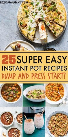 25 super easy instant pot pies that are ready to be served in the oven