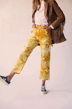 women's– riverside tool & dye Shop Winter Dresses, Tie Dye Crafts, Painters Pants, Pants Details, Vintage Silhouette, Utility Pants, Vintage Fits, Bohemian Clothes, Printed Pants