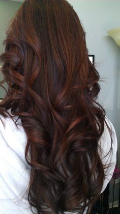 Red Long Dark Auburn Hair, Brown Hair With A Hint Of Red, Dark Auburn Highlights In Brown Hair, Dark Brown With Red Hair, Reddish Dark Brown Hair, Rich Red Brown Hair Color, Long Red Brown Hair, Dark Brown Hair Red Highlights, Dark Brown To Red Hair