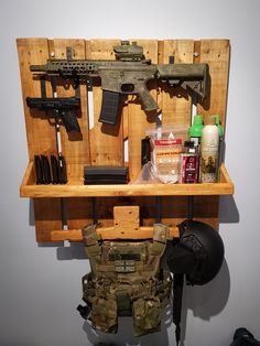 Tactical Gear Room, Warrior Rack, Gear Stand, Shelf Clothes, Tactical Wall, Gear Room, Hunting Room