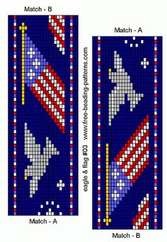 the cross stitch pattern is shown in two different colors