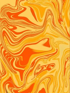 an orange and yellow background with swirly lines on it's surface, as well as the colors