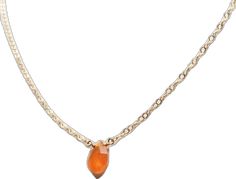 Necklace Orange, Orange Necklace, Carnelian Jewelry, Carnelian Crystal, Carnelian Necklace, Orange Stone, Crystal Necklaces, Chain Ring, 14kt Gold