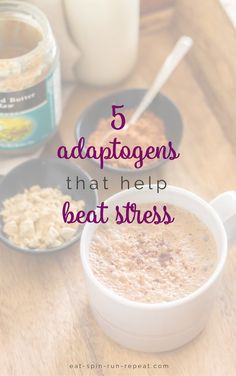 Feeling frazzled? These 5 adaptogens help the body respond appropriately to stress. And, if you're not sure how to use them, give this Stress-Busting Adaptogen Latte a try! - Recipe via Eat Spin Run Repeat // @eatspinrunrpt Running Diet, Here's The Scoop, Herb Recipes, Adaptogenic Herbs, Latte Recipe, Detox Your Body, Natural Health Remedies, Fit Ideas, Living Tips