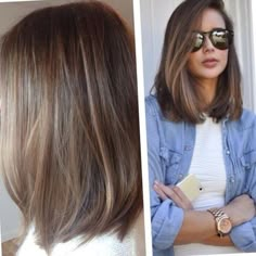 Balayage Straight Hair, Long Haircuts, Haircut Types, Long Bob Haircuts, Layered Bob Hairstyles, Lob Hairstyle, Long Bob Hairstyles, Penteado Cabelo Curto, Trending Hairstyles