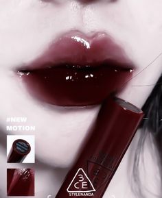 Dark Lip Color, Dark Red Lipstick, Red Lips Makeup Look, Lip Art Makeup, Makeup Accesories, Lip Makeup Tutorial, Ethereal Makeup, Dope Makeup, Edgy Makeup