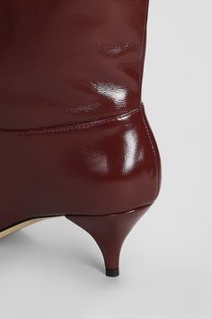 High heels Ankle boots in bordeaux leather, pointed toe, slip on, stitching detail, 60 mm heel, leather sole, 100% leather, Made in Italy Chic Mid-calf Boots With Pointed Toe And Leather Sole, Classic Burgundy Ankle Boots, Burgundy Pointed Toe Heeled Boots For Fall, Fall Burgundy Pointed Toe Heeled Boots, Burgundy Ankle Boots With Reinforced Heel, Burgundy Heeled Boots With Reinforced Heel, Chic Burgundy Boots With Reinforced Heel, Burgundy Calf Leather Boots For Fall, Fall Burgundy Heeled Boots With Reinforced Heel