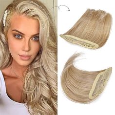 Category:Synthetic Extentions; Gender:Women's; Quantity:2pcs; Hair Extension Type:Clip In; Hair Material:Synthetic Hair; Texture:Clips; Length:Short; Features:Fluffy,Heat Resistant,Soft; Net Weight:0.3; Heat Resistant:Yes; Listing Date:11/08/2022; Can Be Permed:No Thinning Hair Women, Hair Volume Clips, Hair Pieces For Women, Clip In Hair Pieces, Short And Thick, Hair Volume, Extensions Hair, Hair Topper, Hair Help