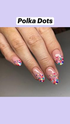 Toes Nails, Nails Colors, Dots Nails, Cute Gel Nails, Gel Nail Designs, Fancy Nails