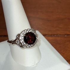 a close up of a ring on a napkin holder