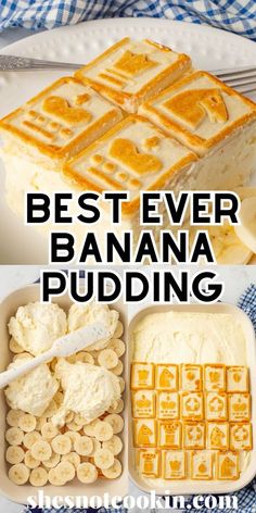 the best ever banana pudding recipe is made with only three ingredients, and it's so easy to make