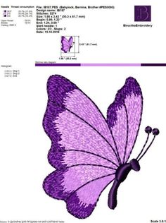 an image of a purple butterfly on a white background with the words,'butterflies are beautiful