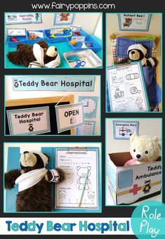 teddy bear hospital activities for kids to play with