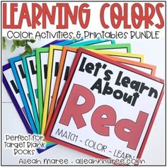 the learning colors activities and printables bundle