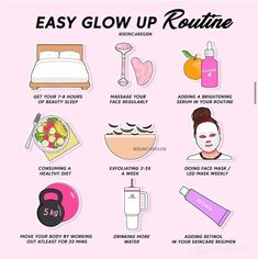 Glow Up Routine, Healthy Skin Tips, For Glowing Skin, Body Care Routine, Glow Up Tips