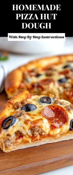 Image for Homemade Pizza Hut Dough Family Pizza Night, Easy Pizza, Delicious Pizza, Pizza Night