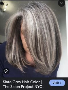 Grey Hair For Warm Skin Tones, Italian Bob, Grey Bob Hairstyles, Pepper Hair, Hair Adviser