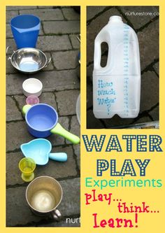 water play experiments for kids to learn how to use them