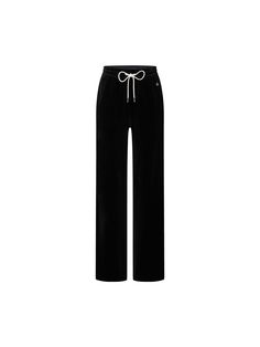 MO&Co. Women's Velvet Texture Elasticated Pants The straight and relaxed fit provides comfort and the elasticated waist ensures the perfect fit. Versatile and stylish, these pants are a must-have for any casual wardrobe. Features : - Straight leg cut, elasticated waistband with drawstring- Soft velvet texture, side pocket design- MC metal decoration Code: MBD1PAT001The back length of size M is 109cmMATERIALS & CARE Material: 71.7% Cotton 28.3% PolyamideREMINDER: All items are measured manually. Wedding Impossible, A Black Outfit, Chanel Loafers, Velvet Texture, Pants Skirt, Famous Women, Soft Velvet, Black Outfit, Side Pocket