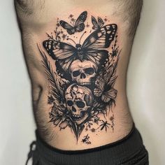 Innovative Butterfly Tattoo Men Tattoo Layouts Men’s Owl Tattoo, Matching Tattoos For Four People, Skull Leg Sleeve Tattoo, Nature Half Sleeve Tattoo, Tattoos Covering Scars, Goth Tattoo Sleeve, Dark Romance Tattoo, Fill In Tattoo Ideas Sleeve, Under Buttocks Tattoo