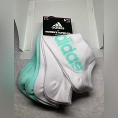 Adidas Women’s Superlite Sz 5-10 No-Show 6 Pairs Green & White Socks Nwt $20 Brand New With Tags. Only Usa Shipping And No International Shipping. Will Ship With In 3 Business Days After Payment Has Been Made. I Do Combine/Bundle Shipping. I Do Use Recycled Shipping Items To Stay Eco Friendly For Our Beautiful Earth. Please Leave Positive Feedback, And I Will Return Positive Feedback For Better Customer Satisfaction, Thanks. Comfortable Sports Socks For Spring, Breathable Sports Socks For Spring, Casual Sports Socks For Spring, Sports Socks For Spring, Spring Sports Socks With Stretch, Stretch Sports Socks For Spring, Adidas Breathable White Socks, Adidas White Breathable Socks, White Breathable Adidas Socks