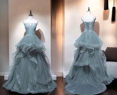 Fantasy Ball Gowns, Tulle Evening Gown, Fantasy Ball, Tulle Gown, Fairy Dress, Dress Evening, Lace Bodice, Dress Clothes For Women, Ball Gown