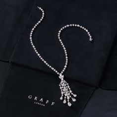 Graff Magnificent 31cts Diamond Necklace in Platinum with GIA Certificate and Case For Sale at 1stDibs Graff Diamond Necklace, Graff Diamonds, Classy Earrings, Gia Certificate, Expensive Jewelry, Drop Necklace, White Diamonds, Classic Elegance, Diamond White