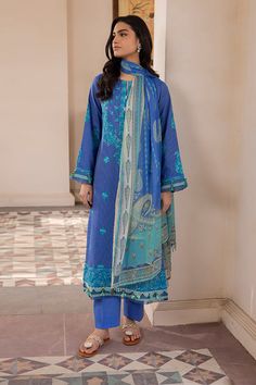 Zellburry Shirt Shalwar Dupatta 1114 Essential Summer Lawn Collection 2024 Default Title Zellburry Shirt Shalwar Dupatta 1114 Essential Summer Lawn Collection 2024 Original brand suit fabric and photography lite diffrance in actual print. Festive Unstitched Long Sleeve Suit With Digital Print, Festive Unstitched Suit With Digital Print, Long Sleeve Unstitched Dabka Suit, Semi-stitched Blue Digital Print Salwar Kameez, Unstitched Long Sleeve Cotton Lawn Suit, Unstitched Cotton Lawn Suit With Long Sleeves, Blue Digital Print Kurta For Eid, Traditional Blue Unstitched Suit With Digital Print, Fitted Printed Lawn Suit With Long Sleeves