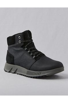 Mid-top silhouette/Waterproof leather upper/Comfortable EVA footbed/Molded rubber outsole/Not eligible for promotions | Only ships within the USA Sporty Leather Boots With Removable Insole, Sporty Waterproof Leather Boots With Removable Insole, Functional Low-top Leather Waterproof Boots, Functional Leather Waterproof Boots With Cushioned Footbed, Functional Waterproof Leather Boots With Cushioned Footbed, Functional Leather Boots With Removable Insole, Modern Mid-top Leather Boots, Modern Leather Mid-top Boots, Low-top Leather Waterproof Boots With Cushioned Footbed