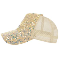 This cap features a chic blend of sequin and velvet materials, offering a luxurious touch to your everyday look. The Mesh design ensures breathability, making it a great choice for any season.Whether you're aiming for a casual or chic appearance, this baseball cap delivers. It features a low bun ponytail slot design, allowing you to effortlessly achieve a trendy, messy ponytail while keeping your hair securely in place. Fabric Crown, Messy Ponytail, Low Bun, Cap Men, Mesh Cap, Low Ponytail, Velvet Material, Western Hats, Dad Caps