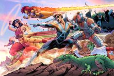 Teen Titans by Brett Booth Brett Booth, Arte Nerd, Comics Characters, Comic Characters