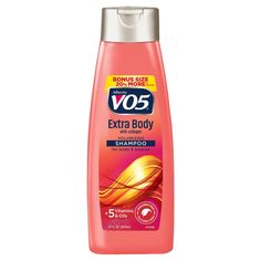 VO5 Extra Body Shampoo with Collagen, helps nourish, moisturize and volumize your hair. Blended with the Power of Five vitamins and oils provides beautiful soft, shiny hair. Extra Body with collagen. Volumizing shampoo for body & bounce. Soft Shiny Hair, Body Shampoo, Volumizing Shampoo, Shiny Hair, Hair Care Shampoo, Beauty Products, Vitamins, Hair Care, Moisturizer