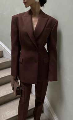 Fall Formal Outfits, Smart Outfit, 90s Fashion Outfits, Formal Outfits, Brown Outfit, Fashion Aesthetics, Cocktail Attire, Online Clothing Store, Casual Chic Outfit