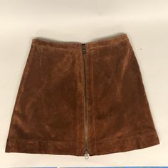 New Without Tags. This Is A Super Trendy Full Front Zip Suede Skirt In A Cognac Color. Size 4. Great For Layering This Winter! Fall Mini Skirt With Zipper Closure, Fall Mini Skirt With Zip Fly, Cognac Color, Zipper Skirt, Suede Skirt, Cognac, Layering, Womens Skirt, Size 4