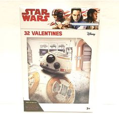 Star Wars The Last Jedi 32 Count Valentines Star Wars Valentines, Kids Package, Star Wars The Last Jedi, Womens Boots Flat, Star Wars The Force Awakens, The Last Jedi, Valentines Day Cards, Kids Classroom, Last Jedi