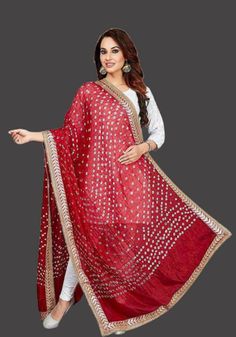 Multi Colour Dupatta, Traditional Dupatta, Bandhej Dupatta, Fashionable Saree, Heavy Dupatta, Fashionable Saree Blouse Designs, Gota Work, Stylish Dress Designs, Saree Blouse Designs