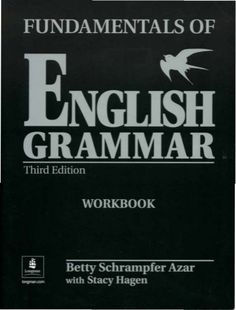 the book cover for an english language workbook