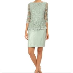 Would Make A Great Dress For Mother Of The Bride Or Groom! Fitted Green Dress For Mother Of The Bride, Spring Mother Of The Bride Lace Dress, Spring Lace Dress For Mother Of The Bride, Black Cocktail Party Dress, Ruffle Bodycon Dress, Ruffle Bodycon, Navy Lace Dress, Coral Lace, Navy Lace