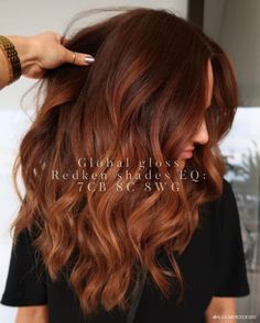 Color-treated hair encompasses everything from root touch-ups to highlights or gloss treatments. Partial Balayage, Copper Balayage, Colored Hair Tips, Chocolate Brown Hair Color, Hair Color Formulas, Ginger Hair Color, Hair Color Auburn, Copper Hair Color