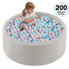 Why do you choose INFANS Ball Pit? This ocean ball pool is made of high-quality memory foam to ensure safety and durability. Provide children with a clean, hygienic and fun soft ball pit playground to help train their grasping and crawling abilities. This baby playground is perfect for parent-child interaction and can be easily folded for easy carrying and storage. Whether indoors or outdoors, it provides a safe and fun space for children to play. Let your baby play and have fun in this ocean ba Foam Ball Pit, Toddler Playpen, Ball Pit For Toddlers, Kids Ball Pit, Baby Ball Pit, Ball Pits, Ball Pit Balls, Baby Playpen, Indoor Play Areas