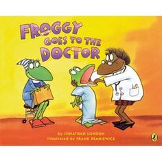 the froggy goes to the doctor book with an image of two people shaking hands