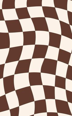 an abstract checkerboard pattern in brown and white